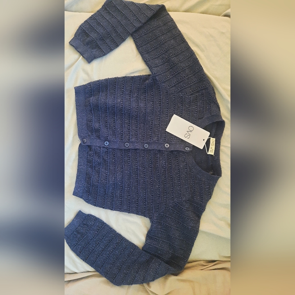 Blue jacket for girls 8-9 OVS